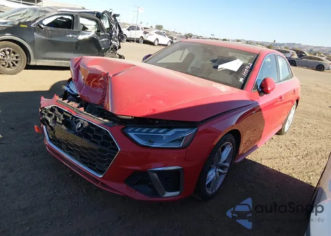 2024 Audi A4 Premium Plus 45 Tfsi S Line Quattro S Tronic from USA, damaged, VIN WAUEAAF49RN005536